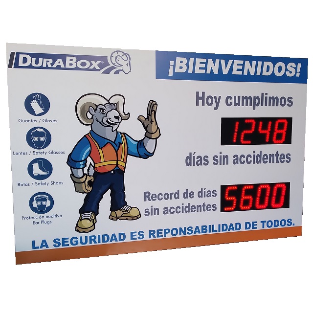 Contador de Días Sin Accidentes y Record Histórico